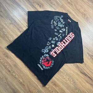 Vintage Y2K South Pole Embroidered Spellout Graphic Tee